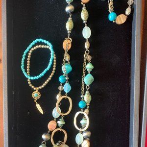 Necklace + bracelet seto0